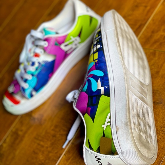 HEED NYC women’s magnum WSK VEGAN LEATHER designer shoes US 8 almost new - Picture 3 of 4